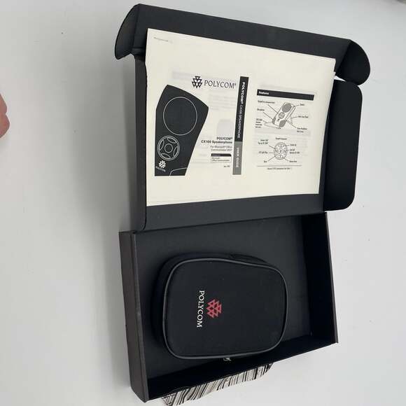 Polycom CX100 USB Speakerphone for Microsoft Office Communicator with Case - Picture 5 of 5